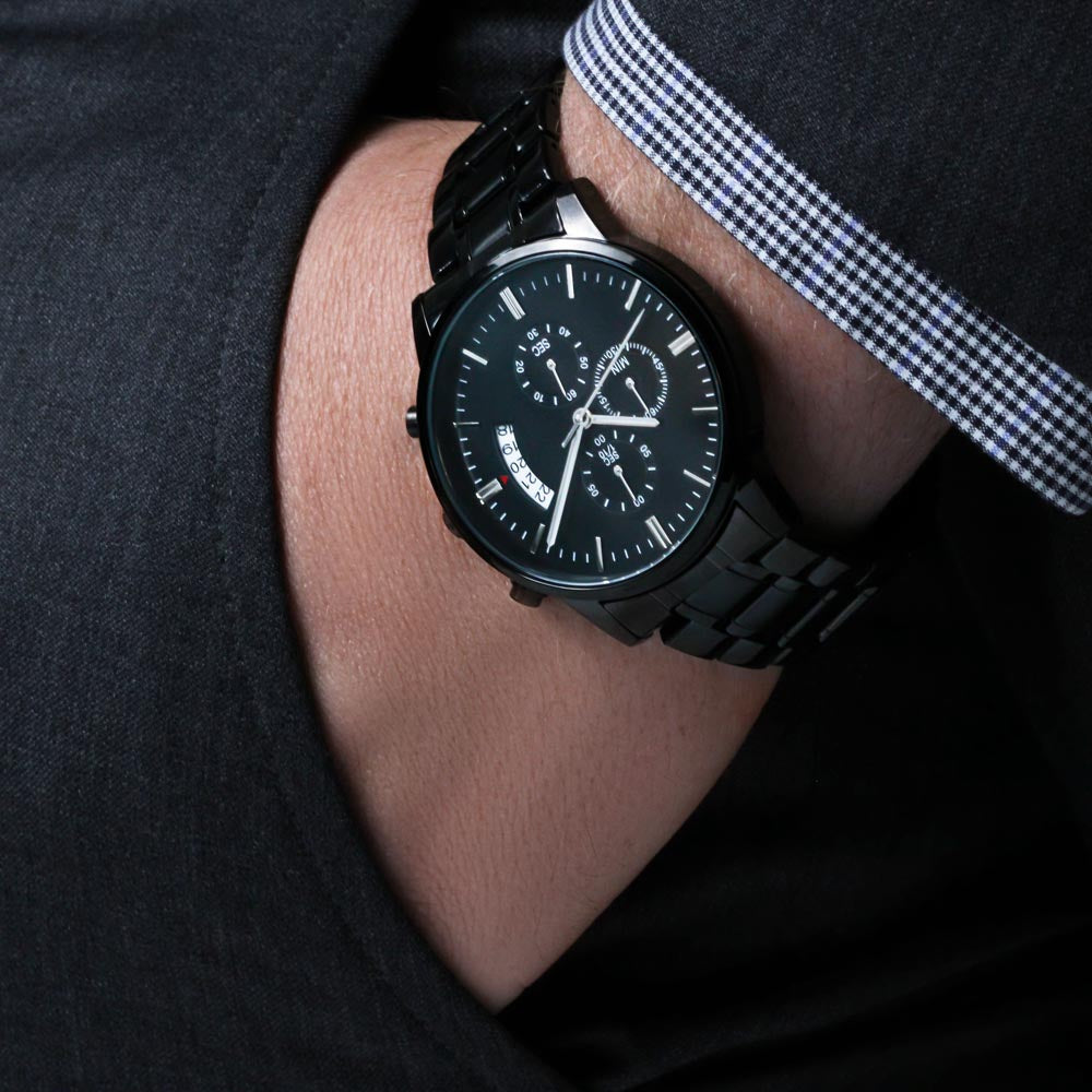 TO MY HUSBAND SOULMATE AND BEST FRIEND | I WILL ALWAYS LOVE YOU | CHRONOGRAPH WATCH