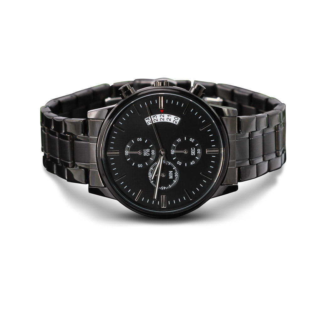 TO MY HUSBAND SOULMATE AND BEST FRIEND | I WILL ALWAYS LOVE YOU | CHRONOGRAPH WATCH