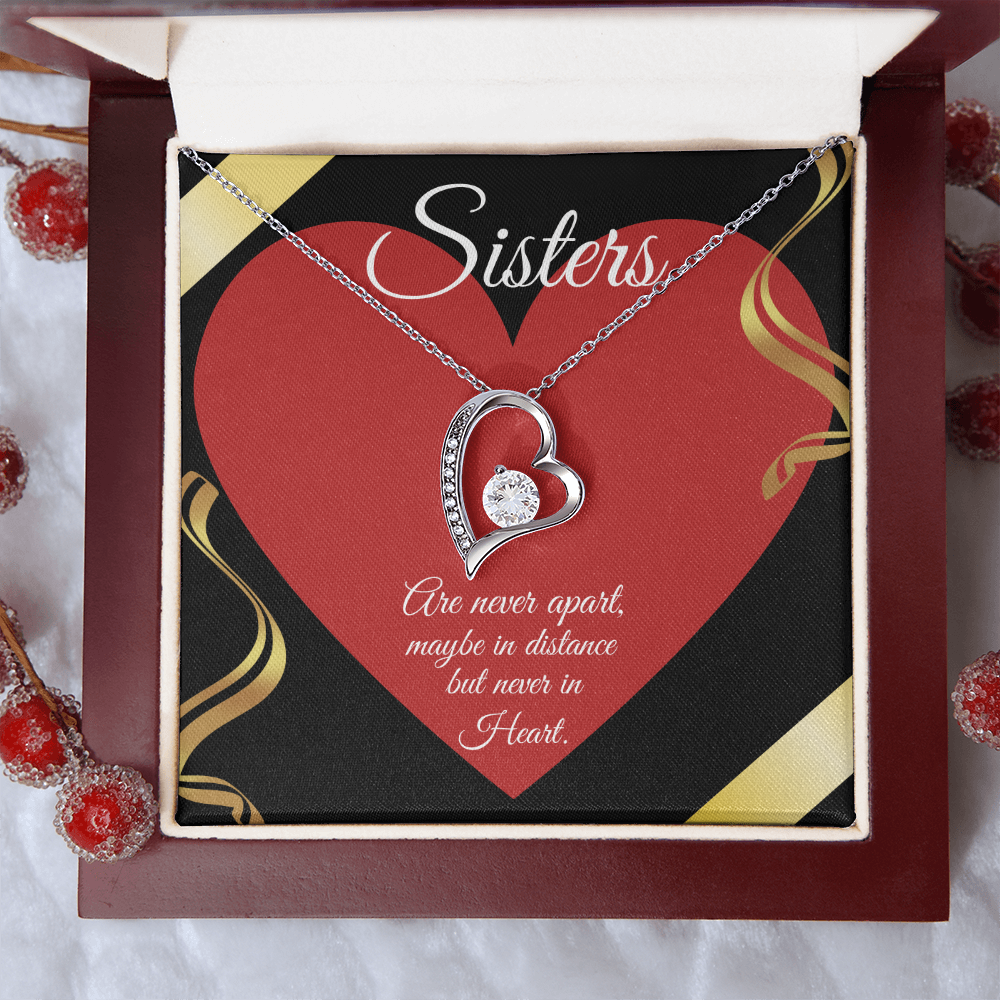 SISTERS | NEVER APART | FOREVER LOVE NECKLACE