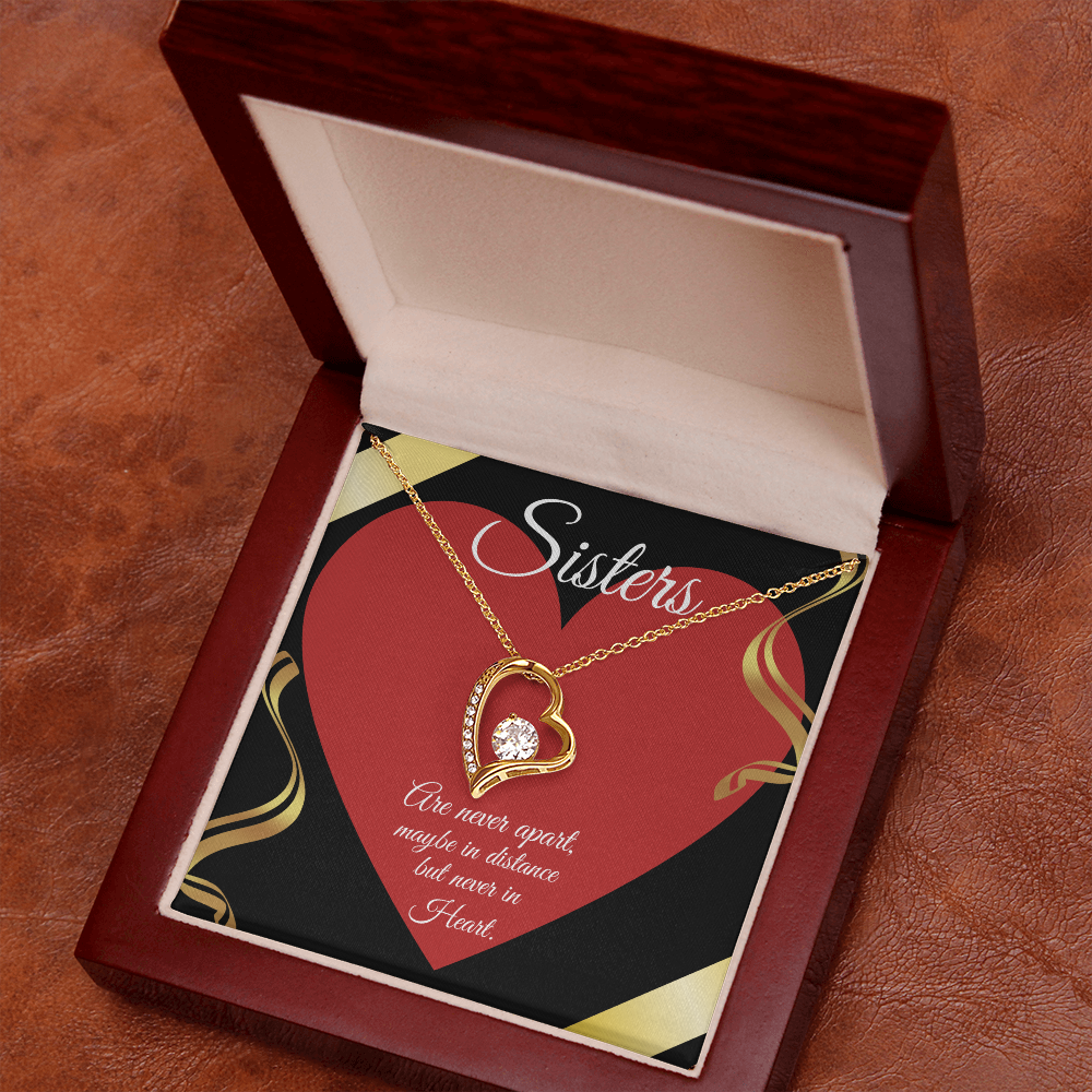 SISTERS | NEVER APART | FOREVER LOVE NECKLACE