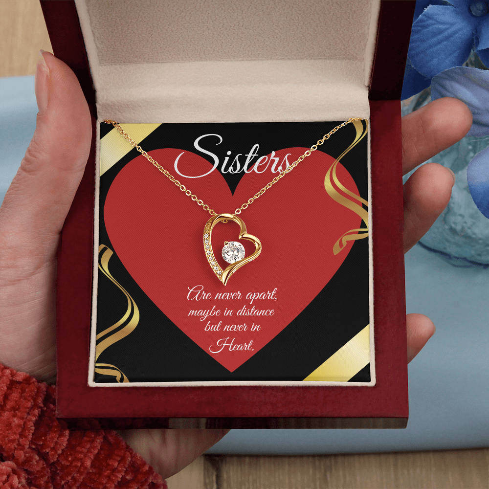 SISTERS | NEVER APART | FOREVER LOVE NECKLACE