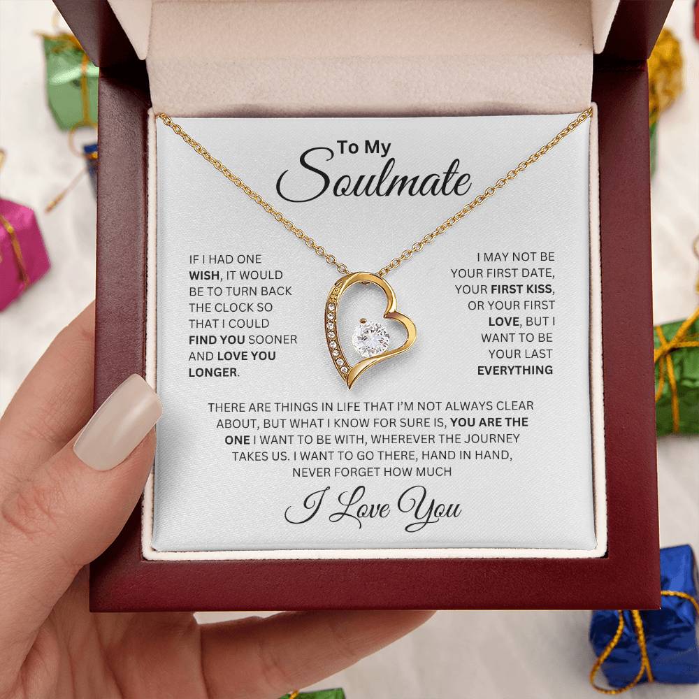 TO MY SOULMATE | FOREVER LOVE NECKLACE | WB