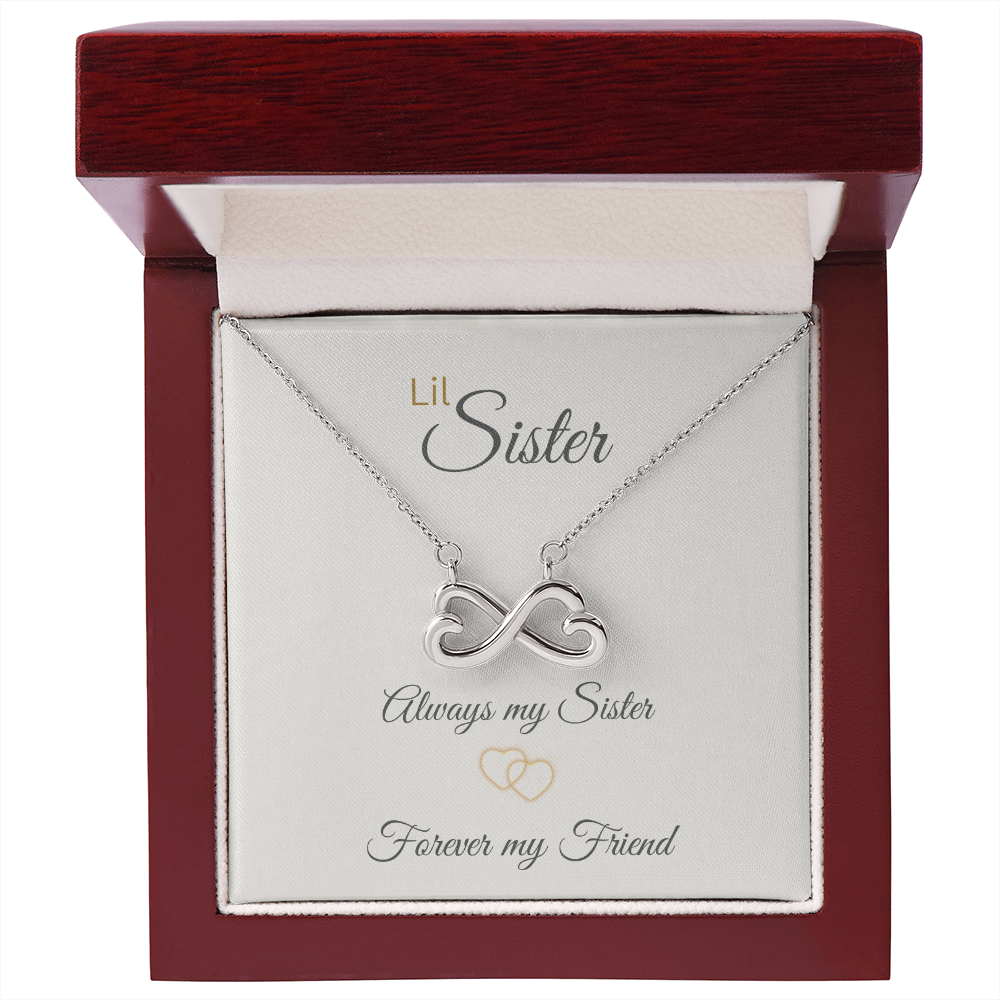 LIL SISTER | ALWAYS MY SISTER | ENDLESS LOVE NECKLACE