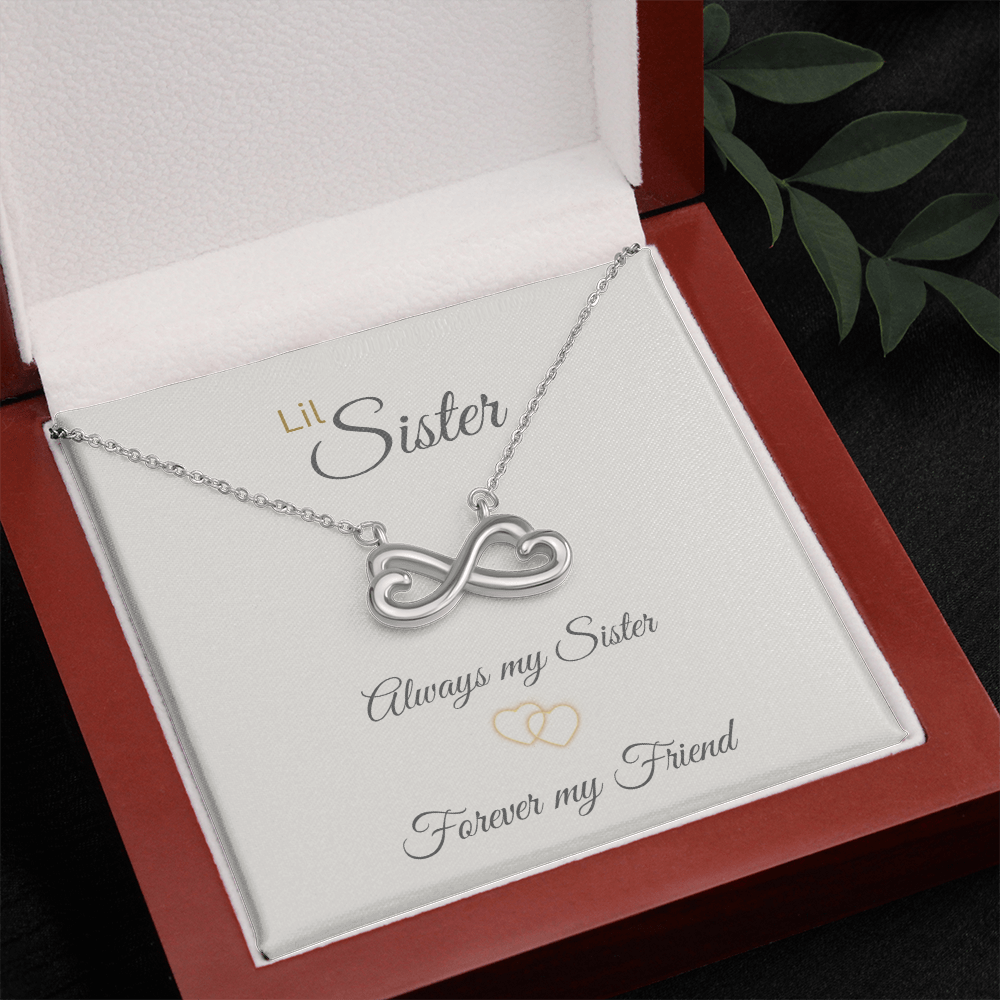 LIL SISTER | ALWAYS MY SISTER | ENDLESS LOVE NECKLACE