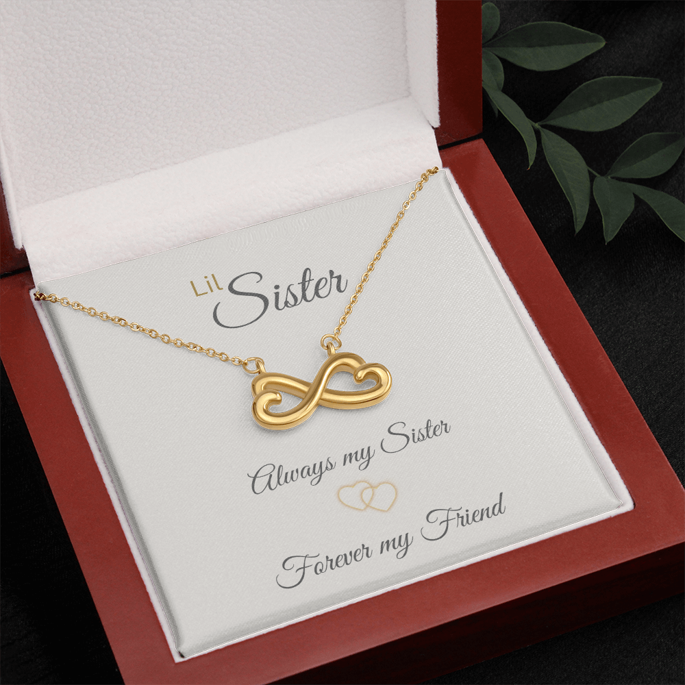 LIL SISTER | ALWAYS MY SISTER | ENDLESS LOVE NECKLACE