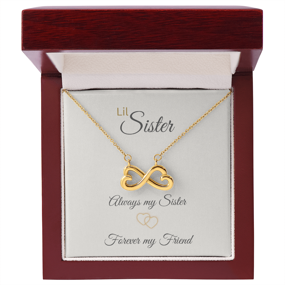 LIL SISTER | ALWAYS MY SISTER | ENDLESS LOVE NECKLACE