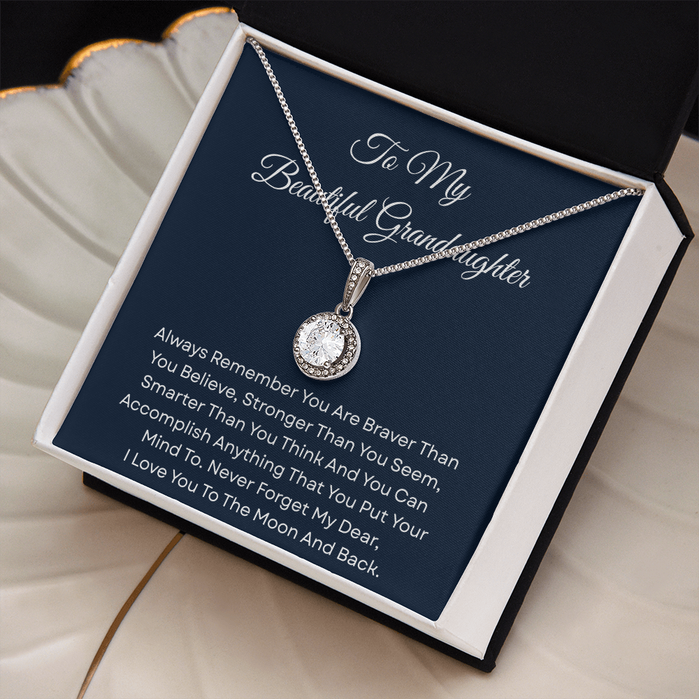 TO MY BEAUTIFUL GRANDDAUGHTER | ALWAYS REMEMBER | ETERNAL HOPE NECKLACE