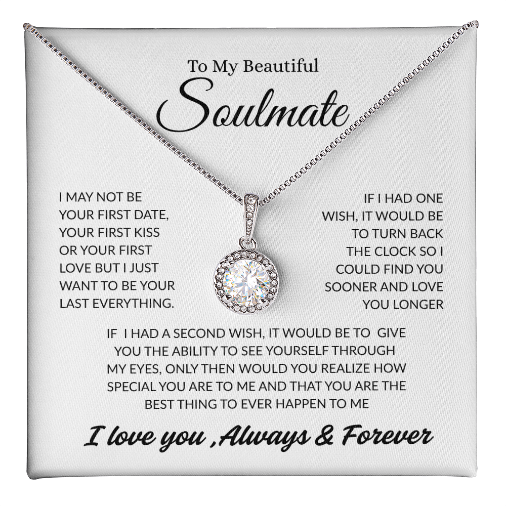 TO MY BEAUTIFUL SOULMATE | ALWAYS AND FOREVER | ETERNAL HOPE NECKLACE