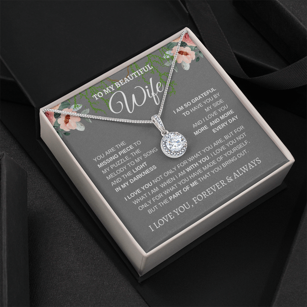TO MY BEAUTIFUL WIFE | I LOVE YOU MORE AND MORE | ETERNAL HOPE NECKLACE