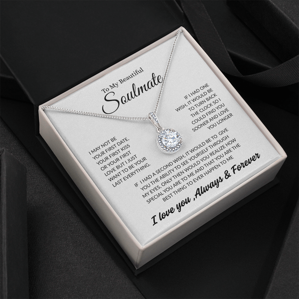 TO MY BEAUTIFUL SOULMATE | ALWAYS AND FOREVER | ETERNAL HOPE NECKLACE