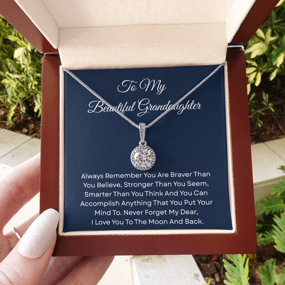 TO MY BEAUTIFUL GRANDDAUGHTER | ALWAYS REMEMBER | ETERNAL HOPE NECKLACE