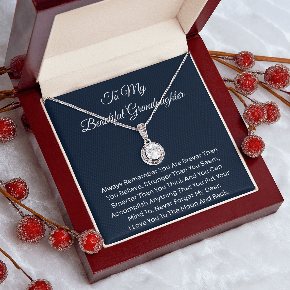 TO MY BEAUTIFUL GRANDDAUGHTER | ALWAYS REMEMBER | ETERNAL HOPE NECKLACE