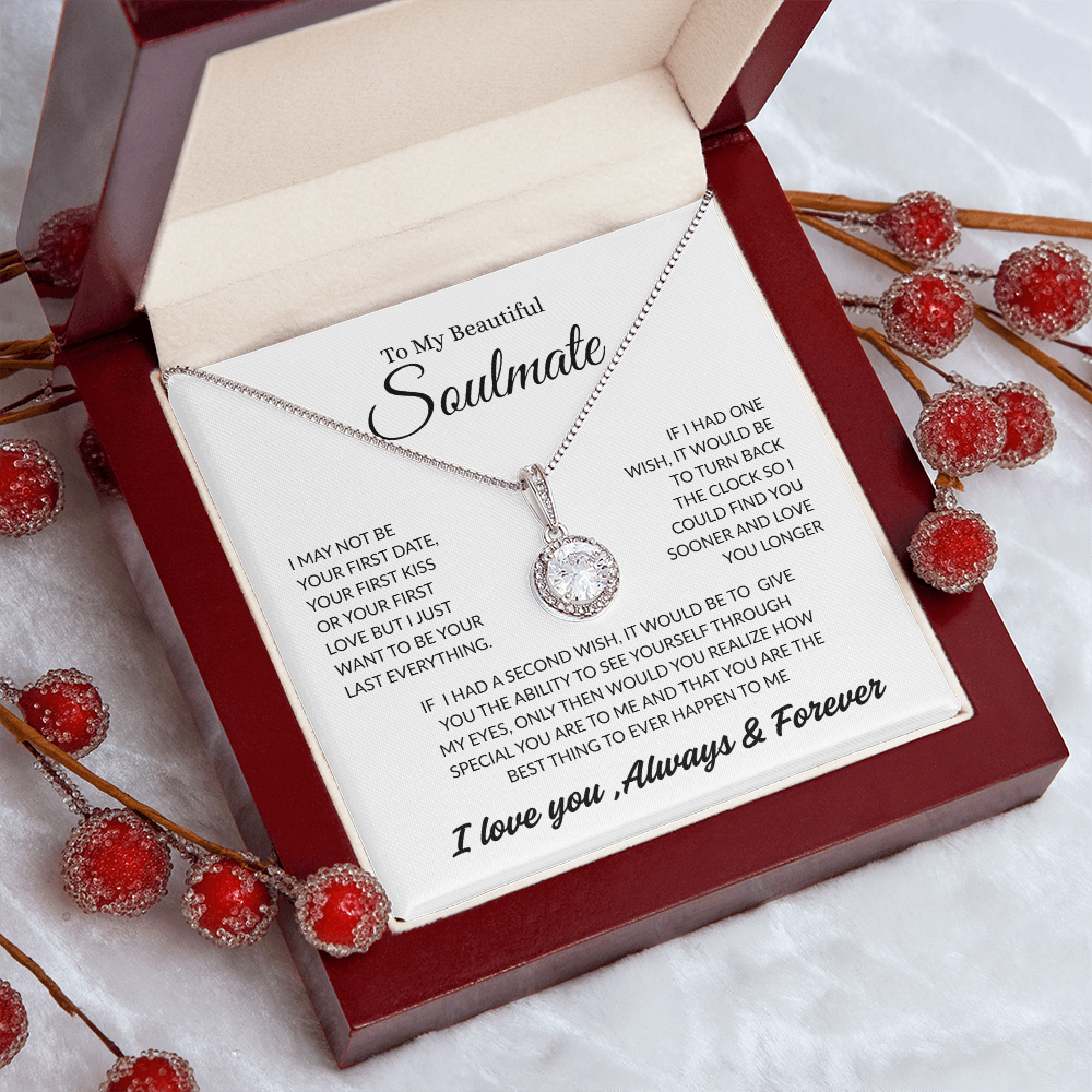 TO MY BEAUTIFUL SOULMATE | ALWAYS AND FOREVER | ETERNAL HOPE NECKLACE