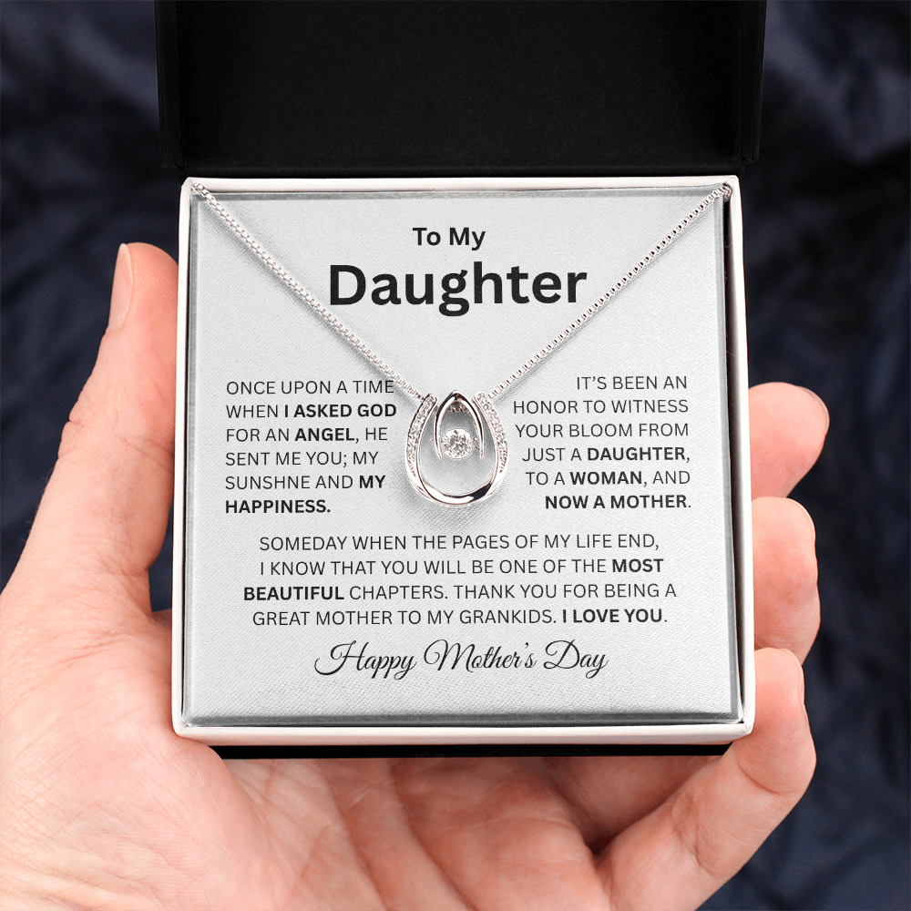TO MY DAUGHTER | THE MOST BEAUTIFUL CHAPTERS | PENDANT NECKLACE