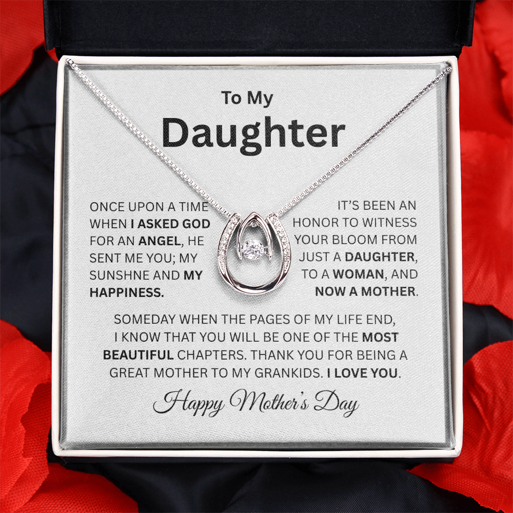 TO MY DAUGHTER | THE MOST BEAUTIFUL CHAPTERS | PENDANT NECKLACE
