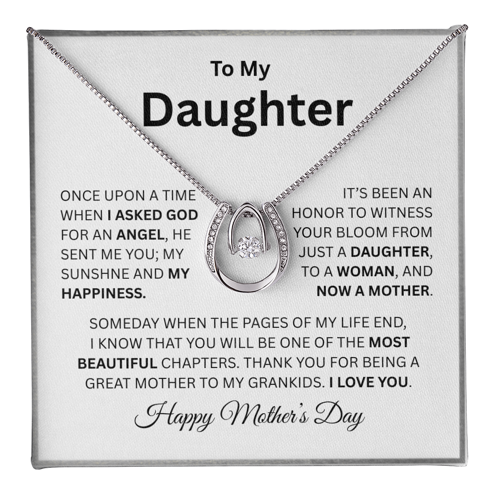 TO MY DAUGHTER | THE MOST BEAUTIFUL CHAPTERS | PENDANT NECKLACE