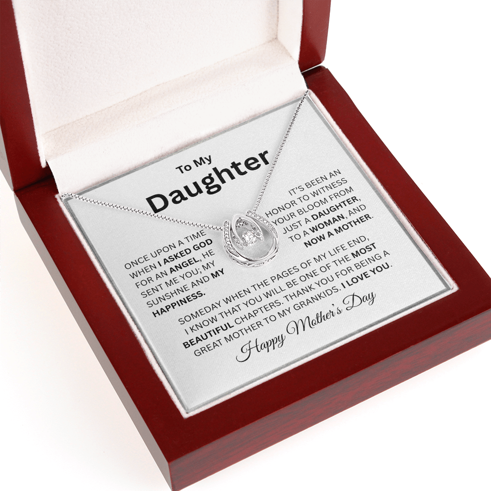 TO MY DAUGHTER | THE MOST BEAUTIFUL CHAPTERS | PENDANT NECKLACE