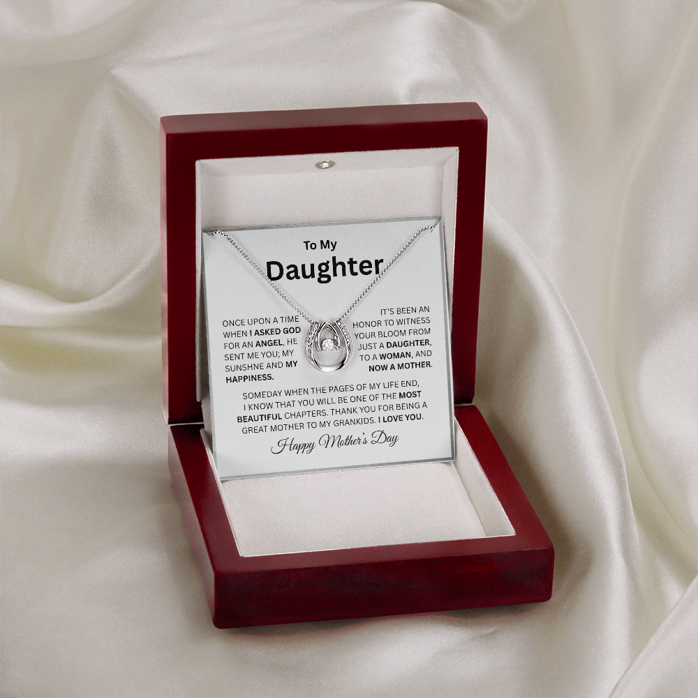 TO MY DAUGHTER | THE MOST BEAUTIFUL CHAPTERS | PENDANT NECKLACE