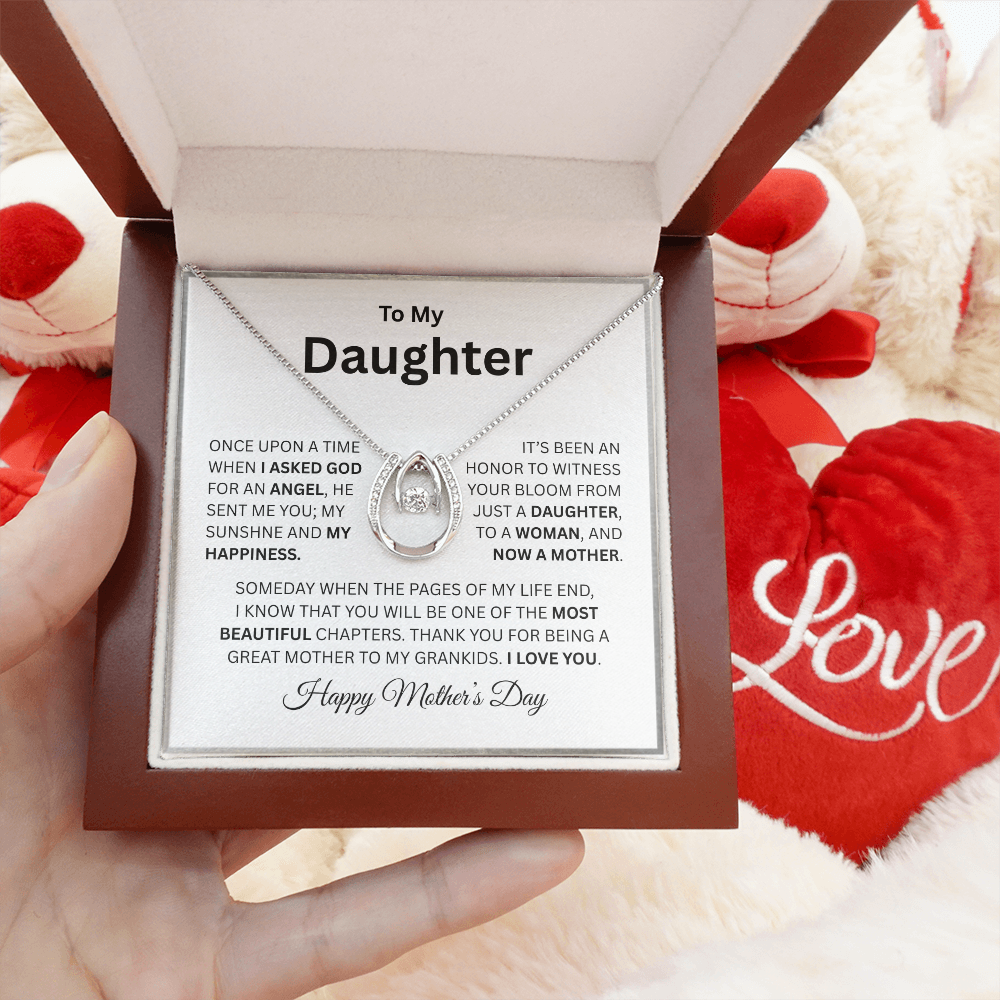 TO MY DAUGHTER | THE MOST BEAUTIFUL CHAPTERS | PENDANT NECKLACE