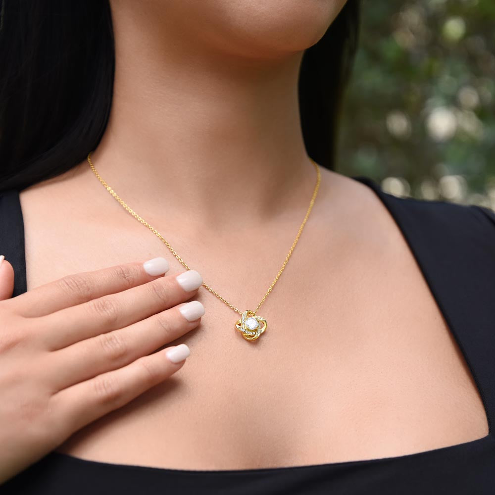 SISTERS | NEVER APART | LOVE KNOT NECKLACE