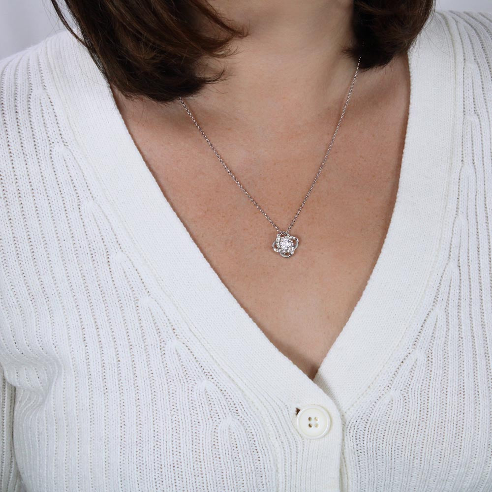 TO MY AMAZING WIFE | YOU ARE MY LIGHT | LOVE KNOT NECKLACE