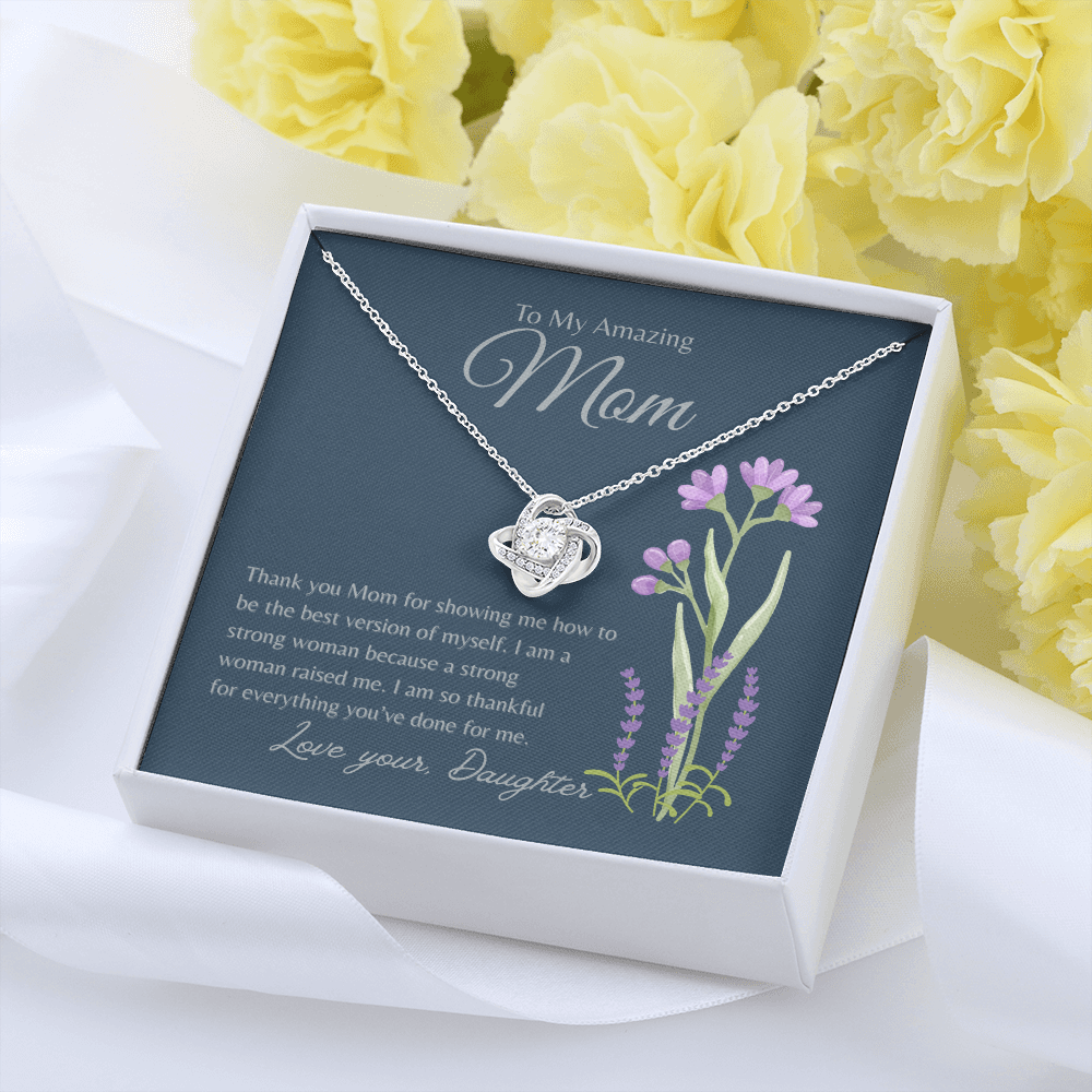 TO MY AMAZING MOM | AM SO THANKFUL | LOVE KNOT NECKLACE