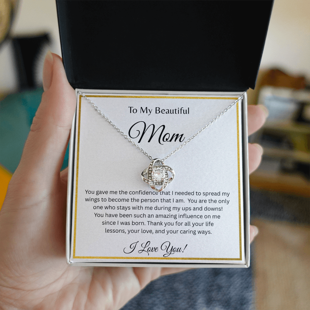 TO MY BEAUTIFUL MOM | ALL YOUR LIFE LESSONS | LOVE KNOT NECKLACE