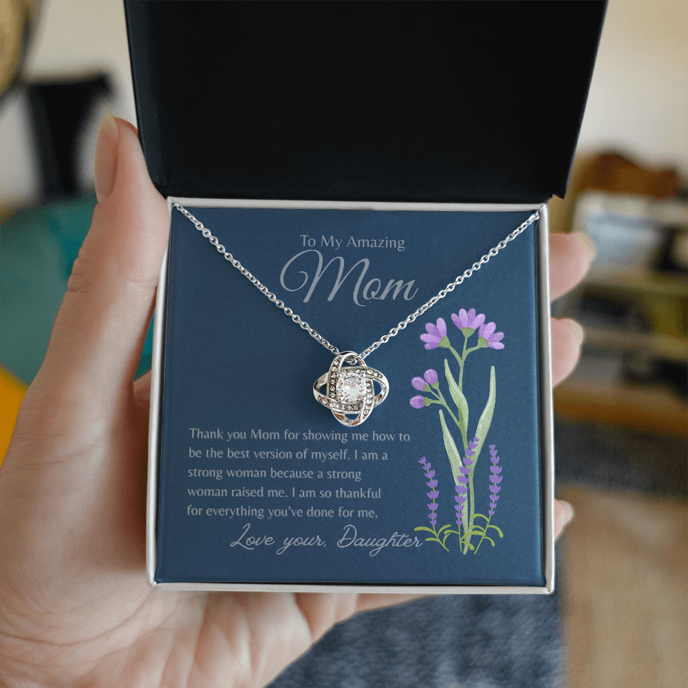 TO MY AMAZING MOM | AM SO THANKFUL | LOVE KNOT NECKLACE