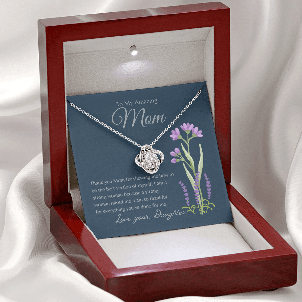 TO MY AMAZING MOM | AM SO THANKFUL | LOVE KNOT NECKLACE