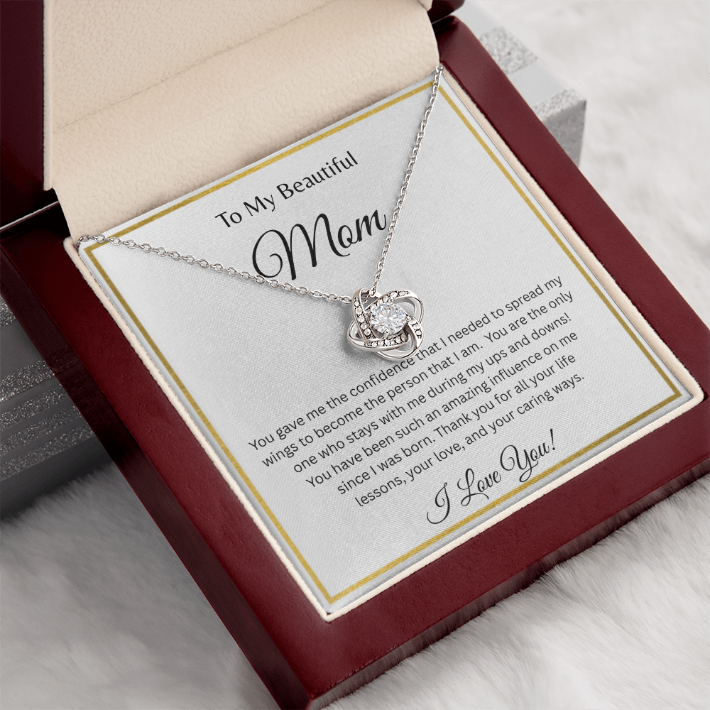TO MY BEAUTIFUL MOM | ALL YOUR LIFE LESSONS | LOVE KNOT NECKLACE