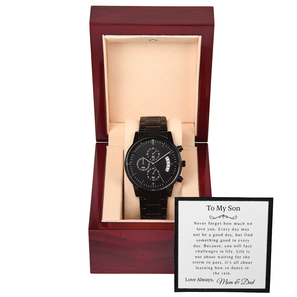 TO MY SON | DANCE IN THE RAIN | CHRONOGRAPH WATCH