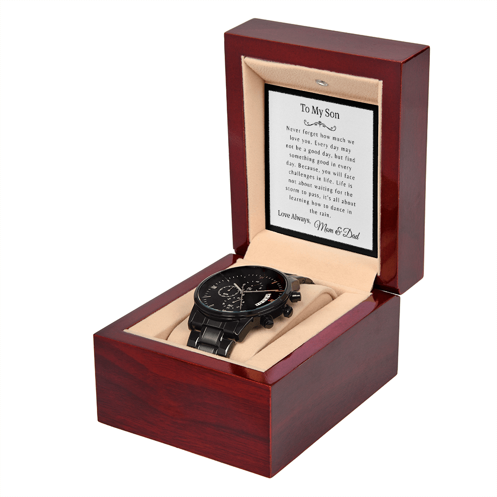 TO MY SON | DANCE IN THE RAIN | CHRONOGRAPH WATCH