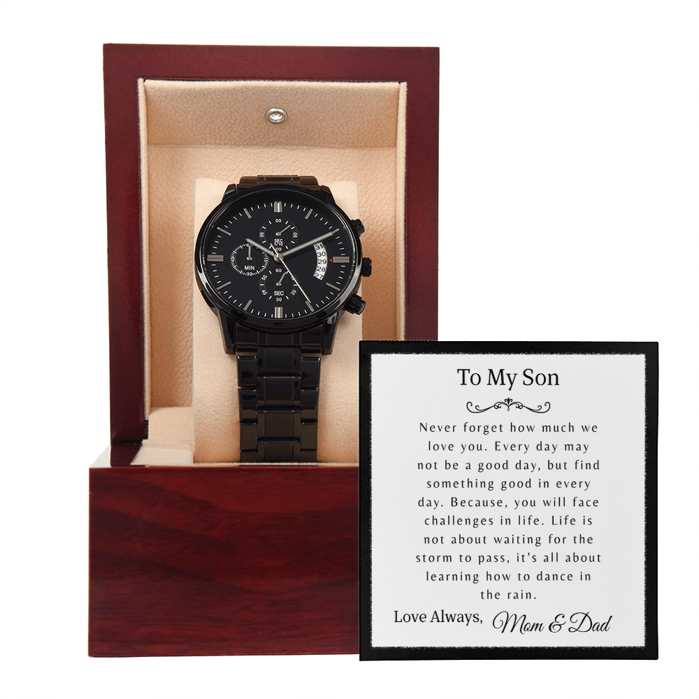 TO MY SON | DANCE IN THE RAIN | CHRONOGRAPH WATCH