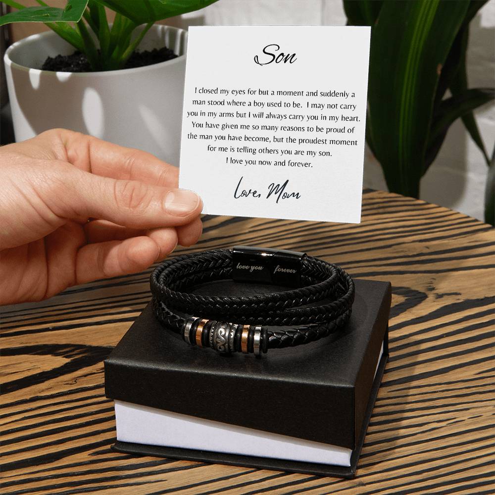 FOR MY SON | LOVE YOU FOREVER BRACELET