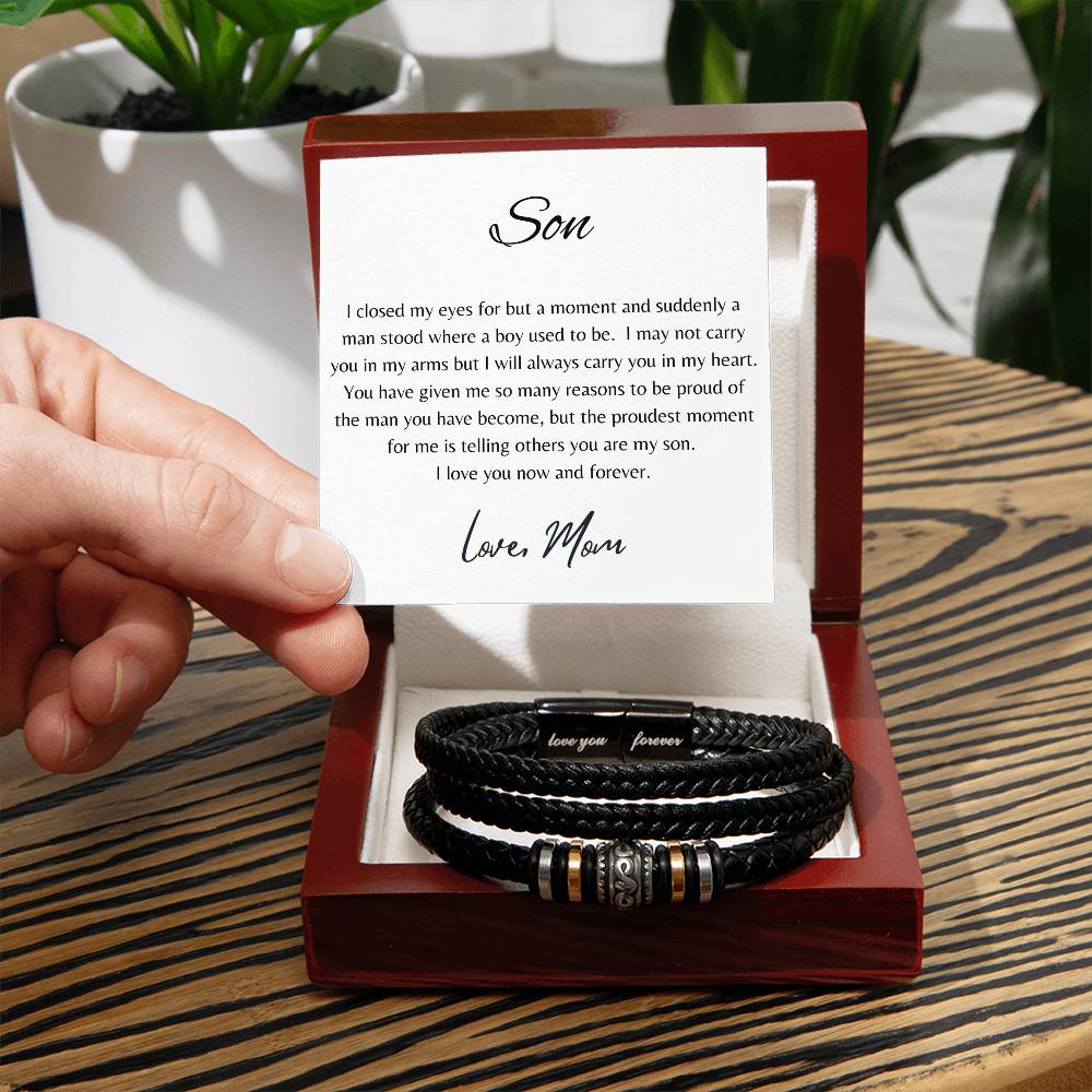 FOR MY SON | LOVE YOU FOREVER BRACELET