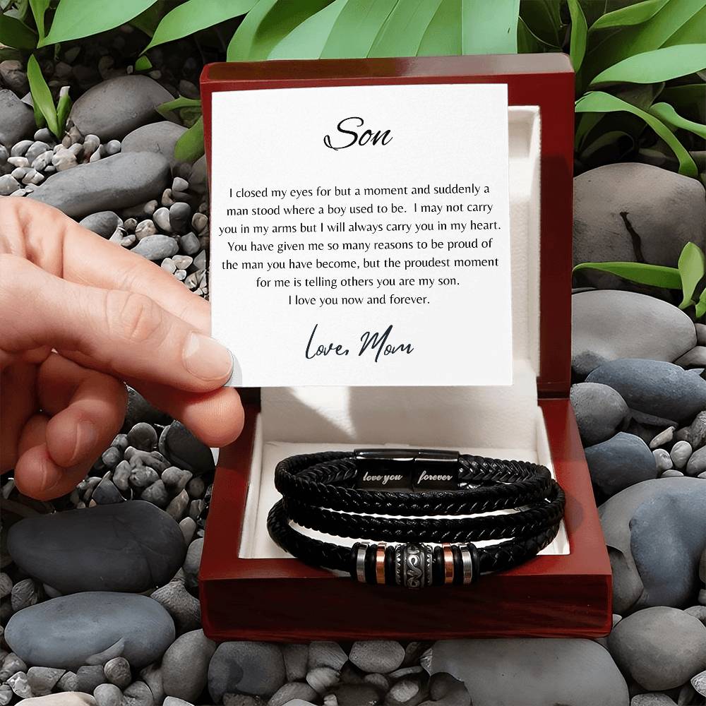 FOR MY SON | LOVE YOU FOREVER BRACELET