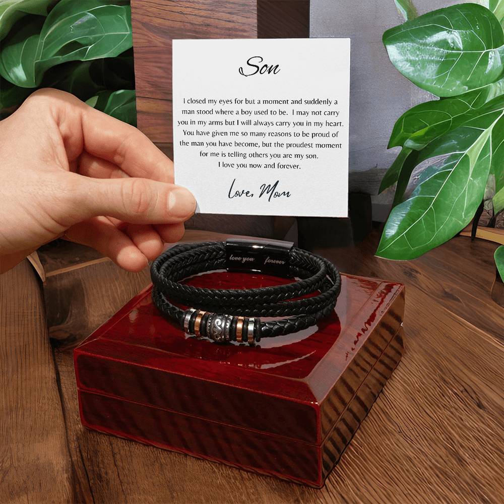 FOR MY SON | LOVE YOU FOREVER BRACELET