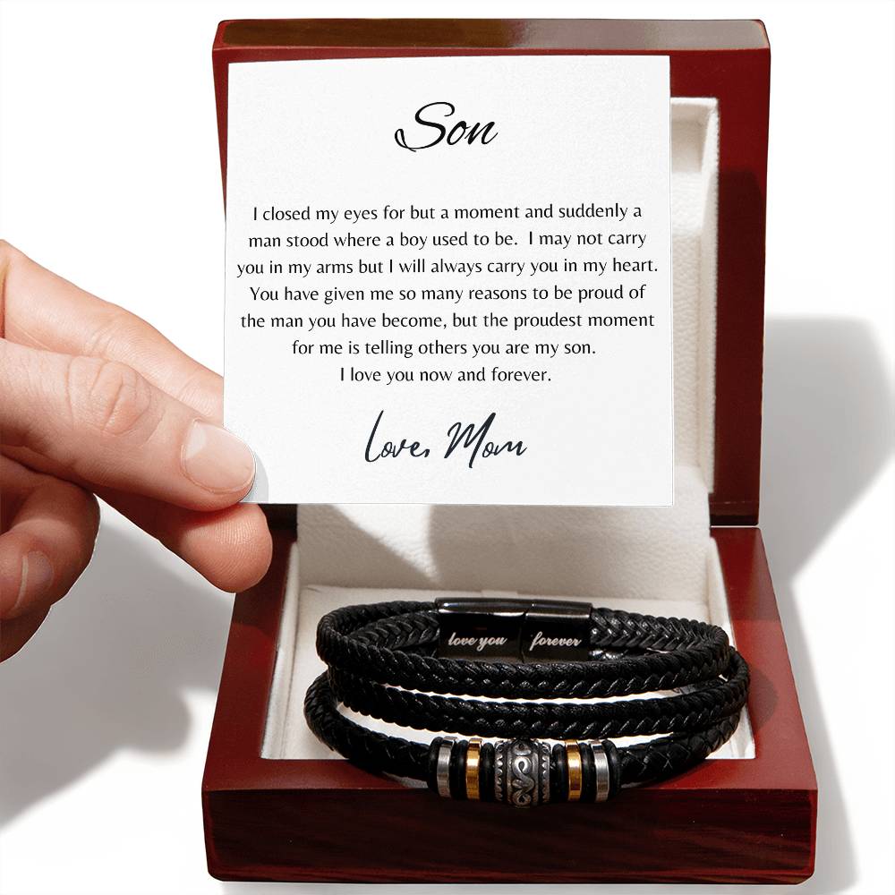 FOR MY SON | LOVE YOU FOREVER BRACELET