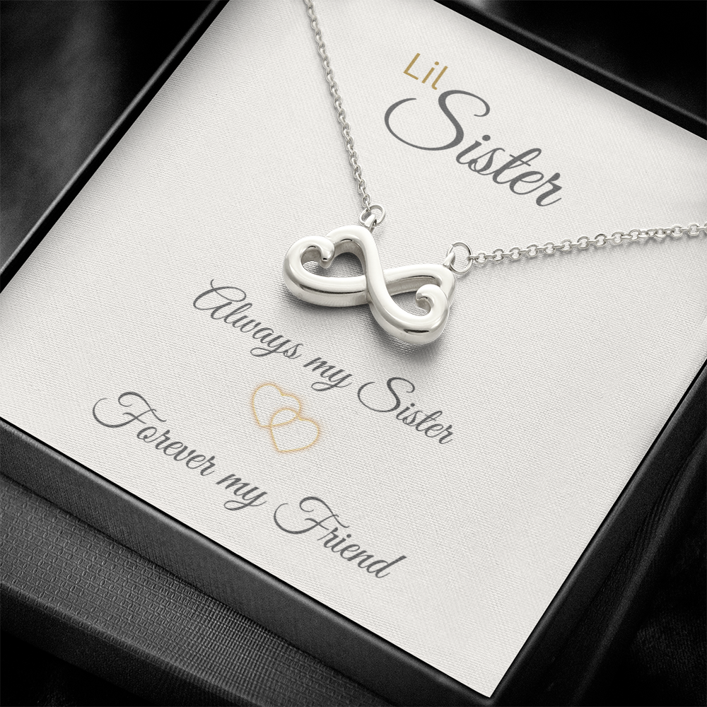 LIL SISTER | ALWAYS MY SISTER | ENDLESS LOVE NECKLACE