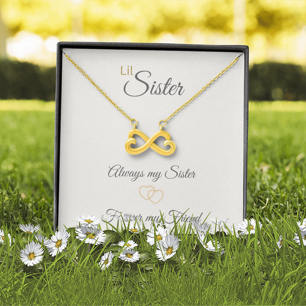 LIL SISTER | ALWAYS MY SISTER | ENDLESS LOVE NECKLACE