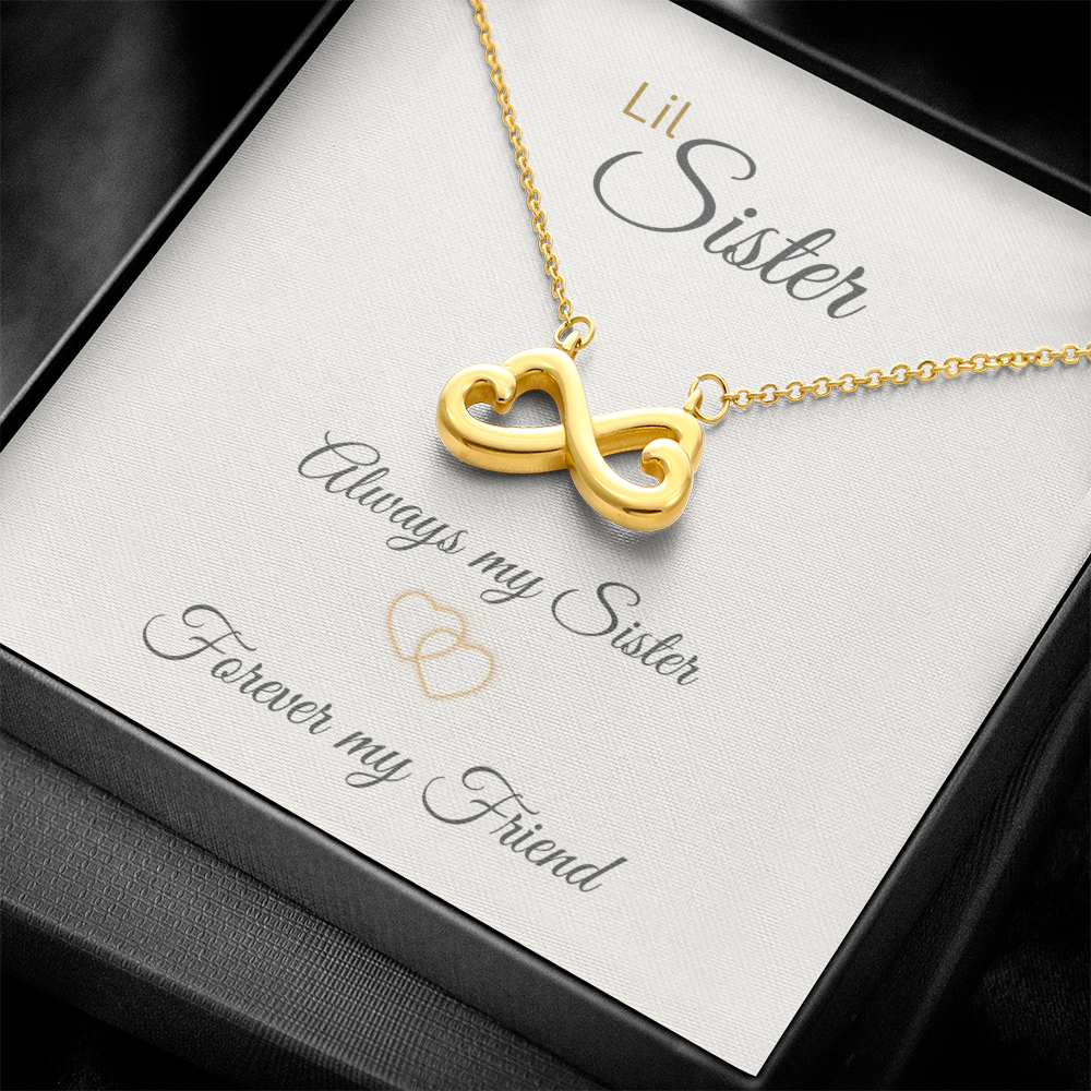 LIL SISTER | ALWAYS MY SISTER | ENDLESS LOVE NECKLACE