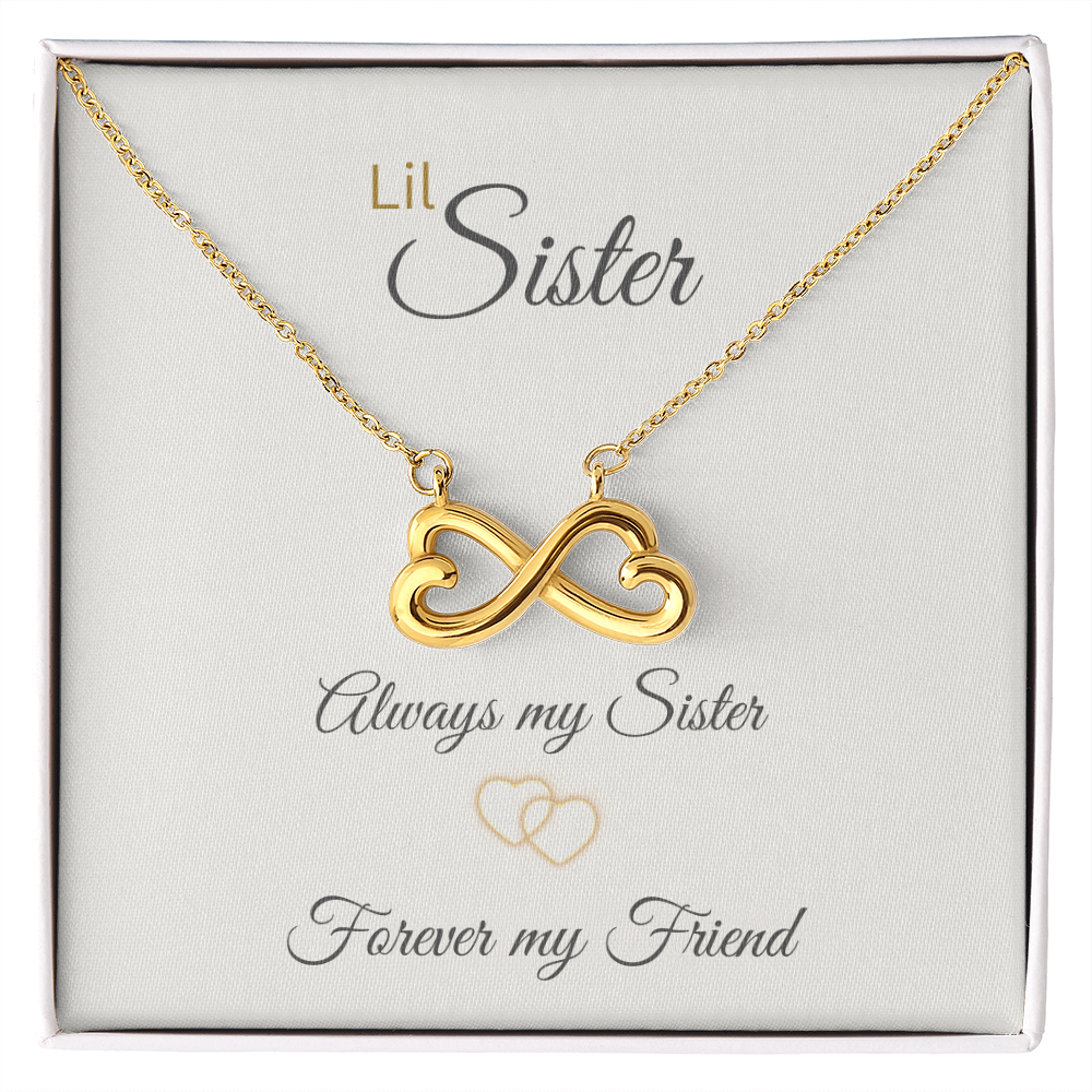LIL SISTER | ALWAYS MY SISTER | ENDLESS LOVE NECKLACE