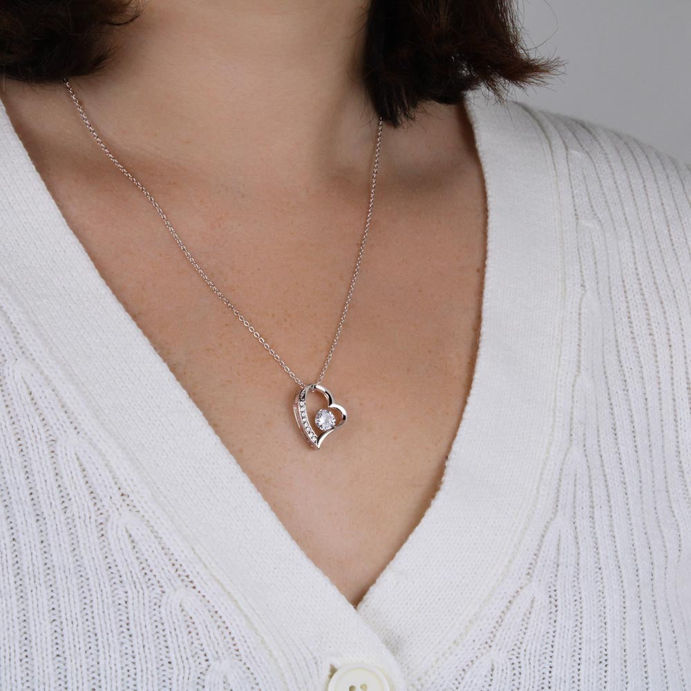 TO MY BEAUTIFUL WIFE |I LOVE YOU MORE AND MORE | FOREVER LOVE NECKLACE