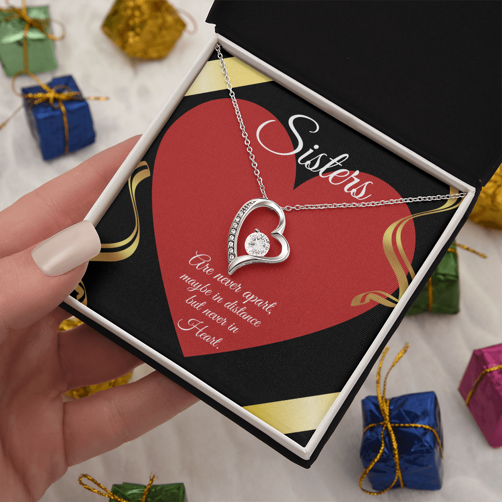 SISTERS | NEVER APART | FOREVER LOVE NECKLACE