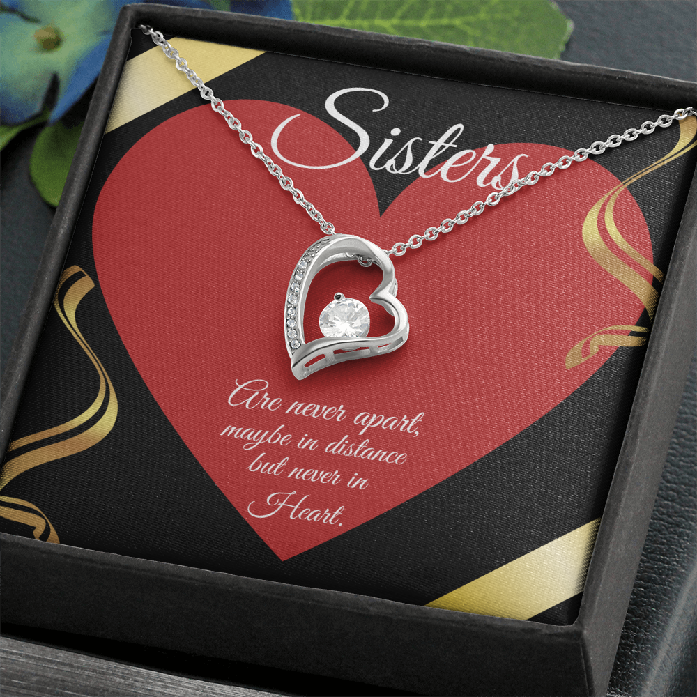 SISTERS | NEVER APART | FOREVER LOVE NECKLACE