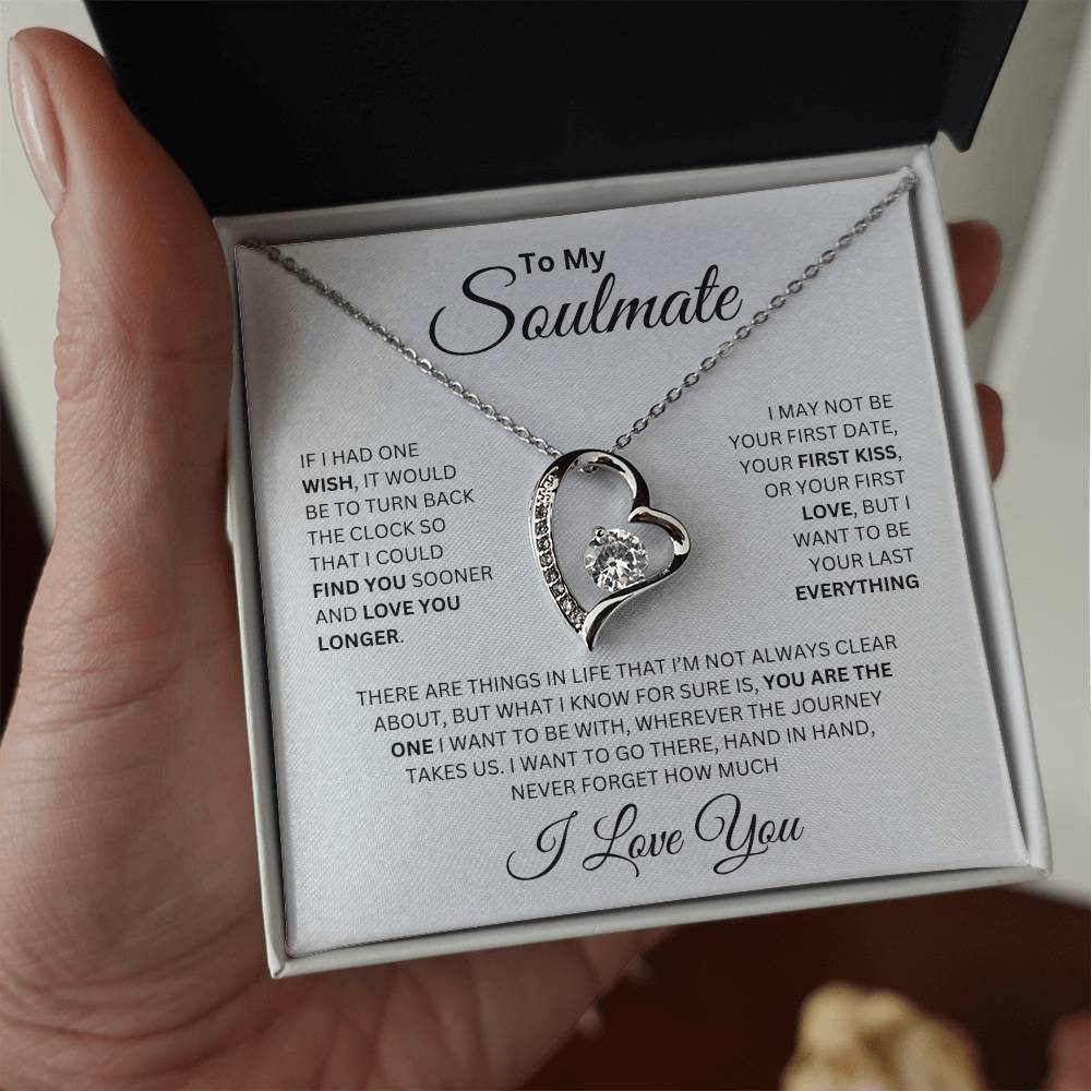 TO MY SOULMATE | FOREVER LOVE NECKLACE | WB