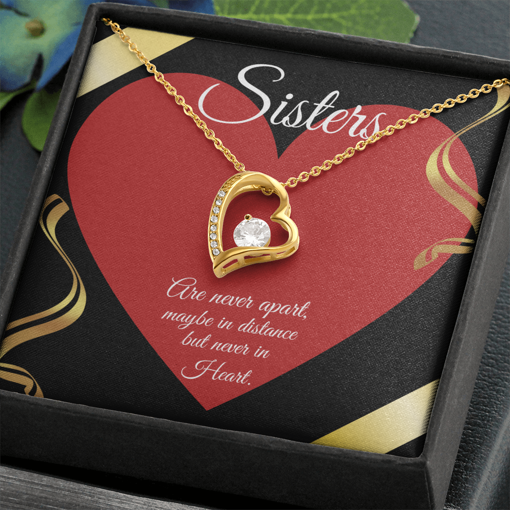 SISTERS | NEVER APART | FOREVER LOVE NECKLACE
