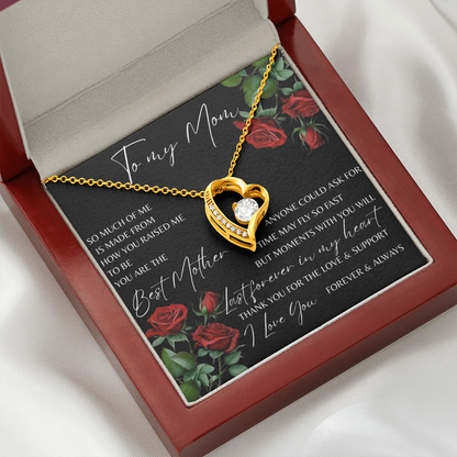 TO MY MOM | MOMENTS WITH YOU | FOREVER LOVE HEART NECKLACE