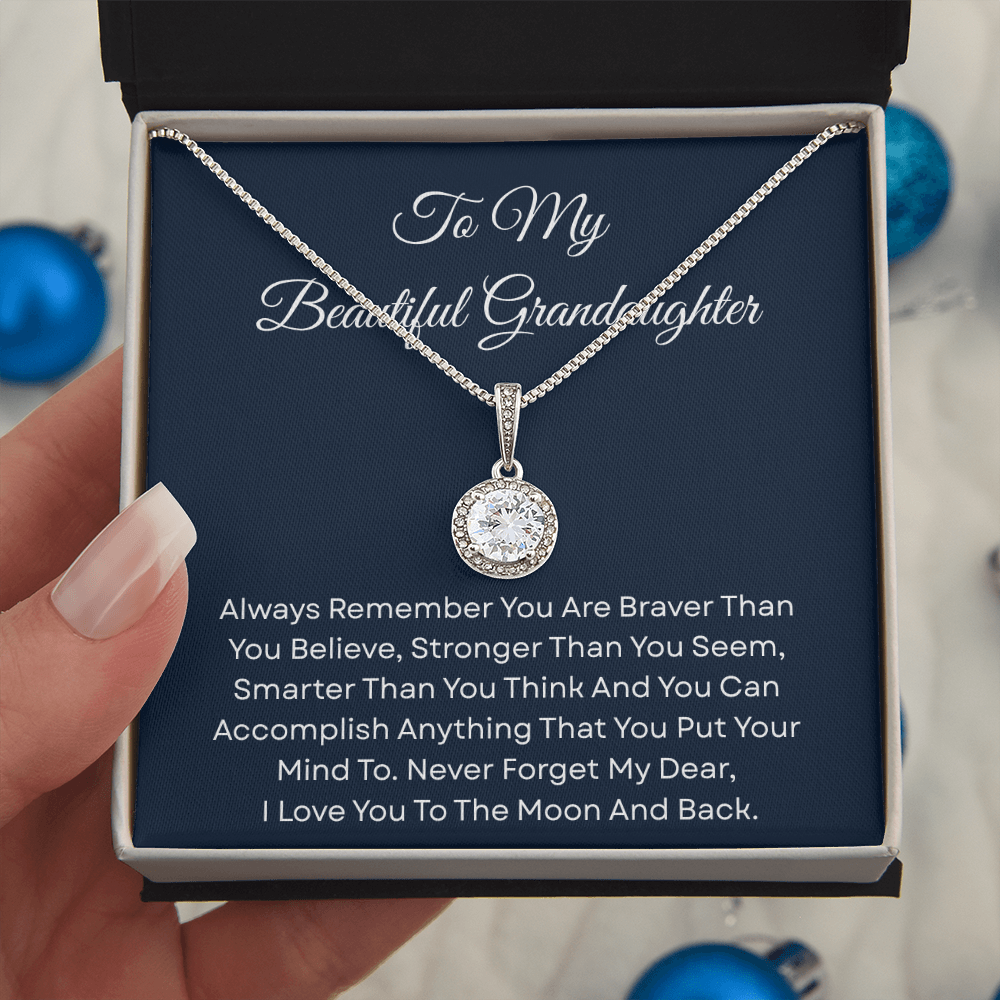 TO MY BEAUTIFUL GRANDDAUGHTER | ALWAYS REMEMBER | ETERNAL HOPE NECKLACE