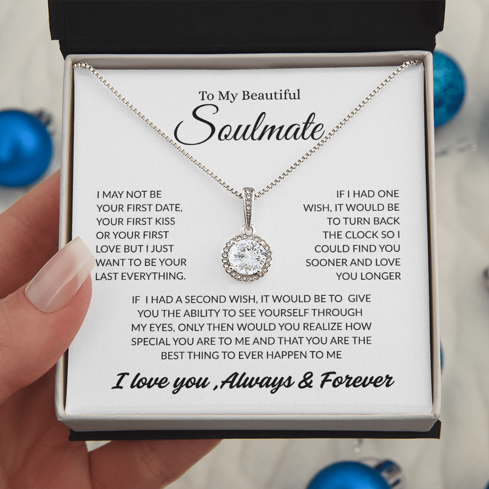 TO MY BEAUTIFUL SOULMATE | ALWAYS AND FOREVER | ETERNAL HOPE NECKLACE
